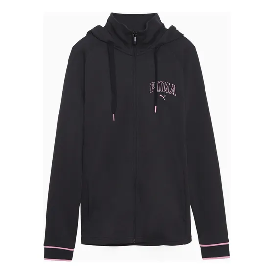 Polera Puma Mujer Squad Relaxed Full Zip Hoodie Tr 684692 01