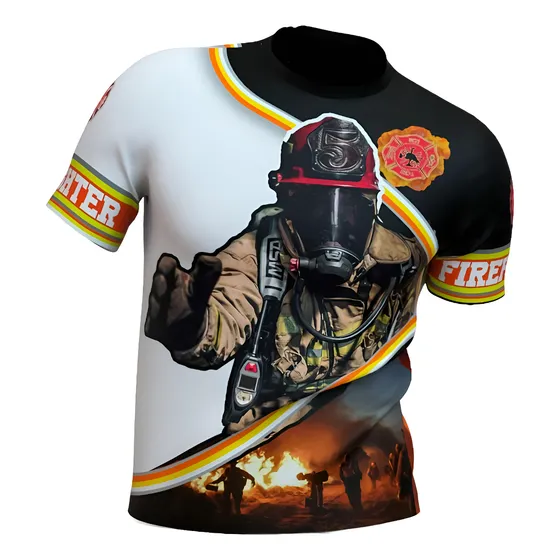 Remera De Bomberos Diseño Exclusivo Bomberomania Modelo 4