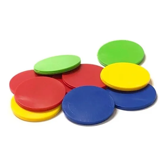 Fichas 400 Piezas Plástica Contar O Juegos 4 Colores