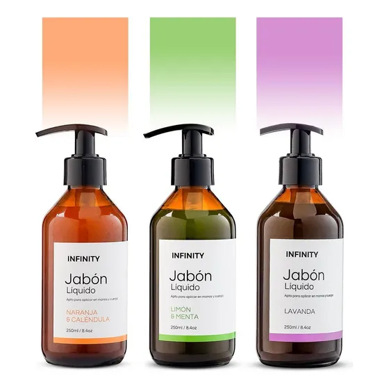 Jabón Líquido Para Manos Y Cuerpo Natural Vegano 250ml