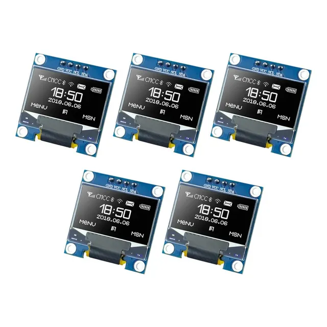 5 Pantallas Oled Ssd1306 128x64 Pixeles Display I2c Arduino
