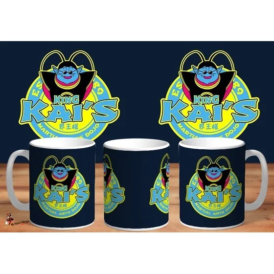 Taza De Ceramica Dragon Ball Z King Kai`s 4k Art