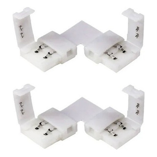 2 Conectores Tipo L Tira Led 2 Pines Ancho 10mm 5050 2 Conectores Tipo L Tira Led 2 Pines Ancho 10mm 5050