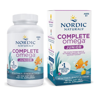 Aceite De Pescado Omega 3s Nordic Natural Niños X 180 Caps Limón Aceite De Pescado Omega 3s Nordic Natural Niños X 180 Caps Limón