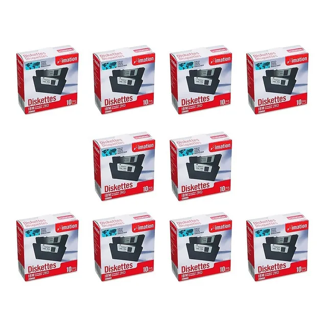 Diskette 3,5¨ 1,44mb Floppy Nuevos Pack X 10 Cajas 