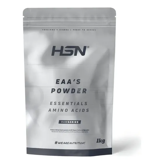 Aminoácidos Esenciales EAA HSN 1kg Sabor Neutro Vegano Sin Gluten | Cuotas sin interés