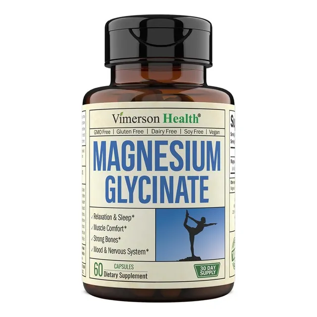 Glicinato De Magnesio Vimerson Health 60 Cápsulas