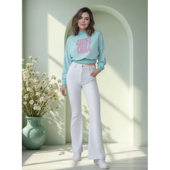 Jean Mujer Azul Hielo Rutta 7171
