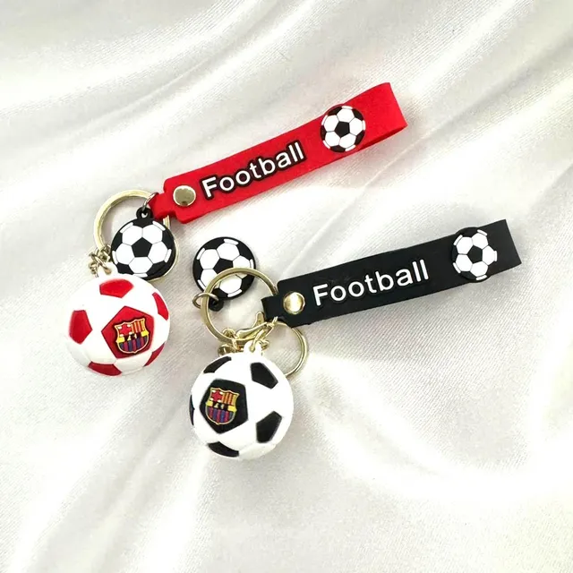 Llaveros Silicone Balon Barca Futbol Stitch 8 Cm Anime