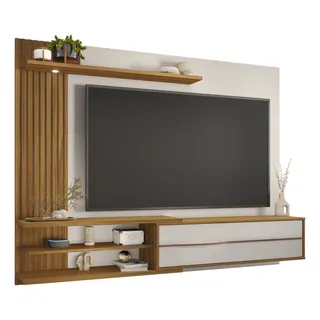 Painel Para Tv Nt1355 - Off White / FreijĂł - NotĂĄvel Painel Para Tv Nt1355 - Off White / FreijĂł - NotĂĄvel