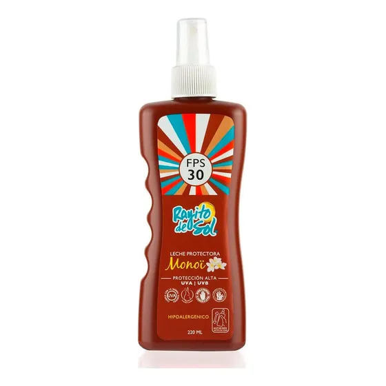 Leche Protectora Con Monoi Spray Fps 30 | Rayito De Sol