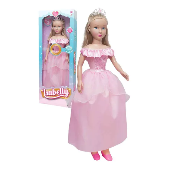 Boneca Isabelly Princesa 80cm Musical Brink Model 3 Canções