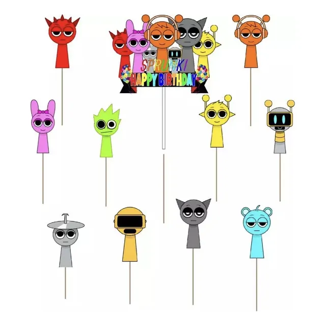 Cake Topper Sprunki