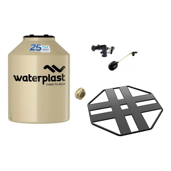 Tanque De Agua Waterplast Tricapa 525 + Base + Flotante 500