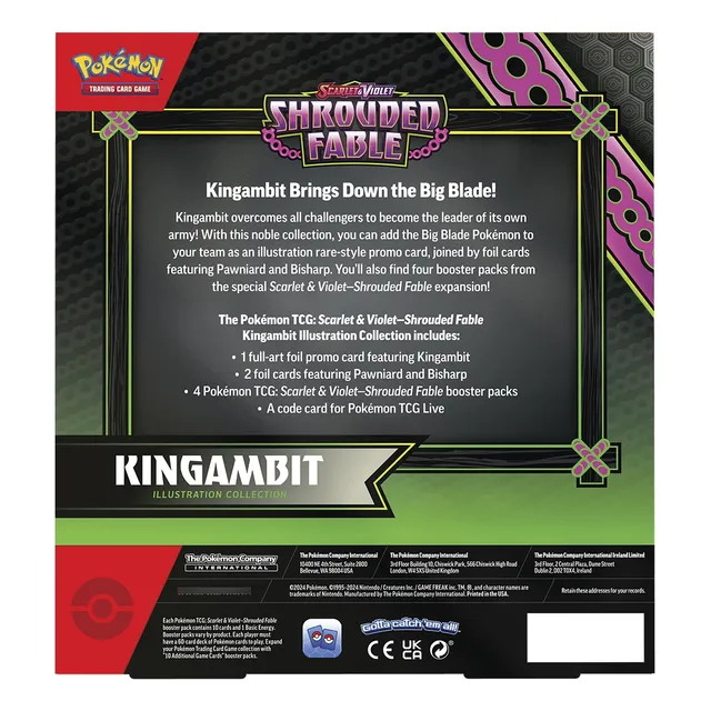 Cartas De Pokemon Tcg Scarlet/violet Fable-kingambit Eng