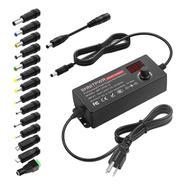 Fuente De Alimentacion Shnitpwr 3v ~ 24v 3a 72w Ajustable...