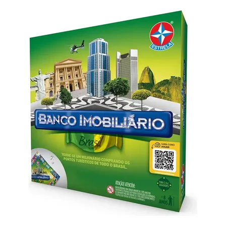 Jogo Banco Imobiliário - Brasil - Brinquedos Estrela