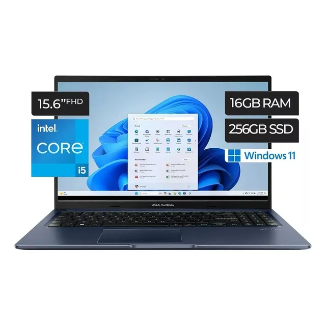 Notebook Asus Vivobook Intel Core I5 1235u, 16gb, 256gb Ssd, Pantalla 15.6 Full Hd, Windows 11