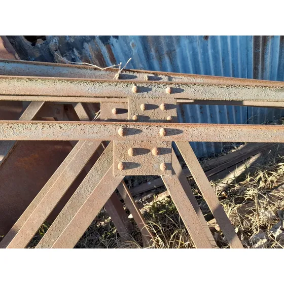 Estructura Antigua Tinglado Cabriada 9mts Galpón Es X Cada U