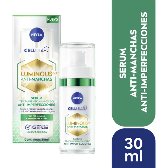 Nivea Cellular Luminous Serum Anti Manchas Marcas Acné 30ml