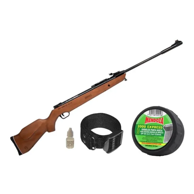 Rifle Deportivo Rm-7000 Barniz C/ Cargador Cal 5.5mm Mendoza