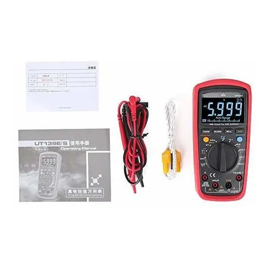 Ut139s True Rms Multimetro Digital Ac Dc Voltimetro Loz Lpf