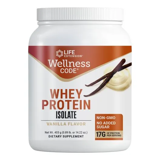 Proteína En Polvo Life Extension Whey Isolate Vanilla 403 G