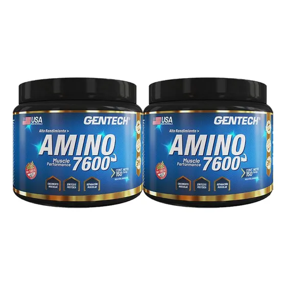 300 Comp Crecimiento Muscular Aminos Esenciales 7600 Gentech