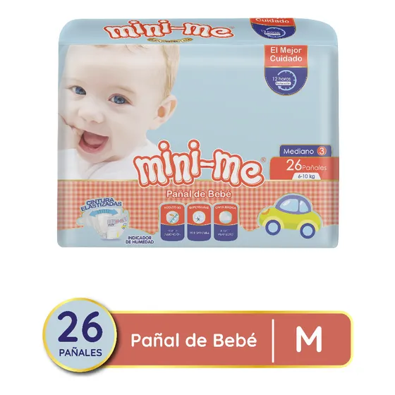 Pañal Premium Mini Me Talla M Bultox10x26unds