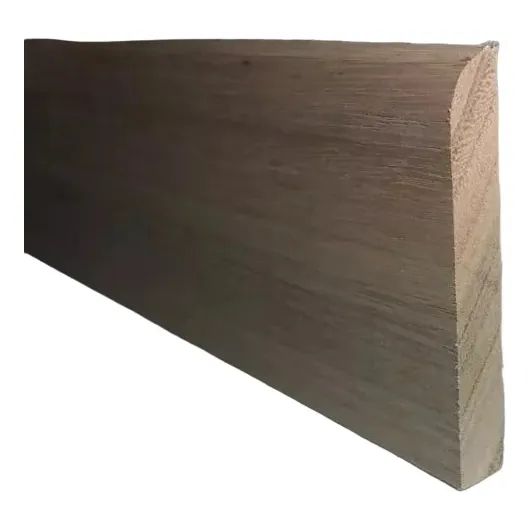 Zócalo Madera Eucalipto Canto Redondo- Piso Madera, Ceramica