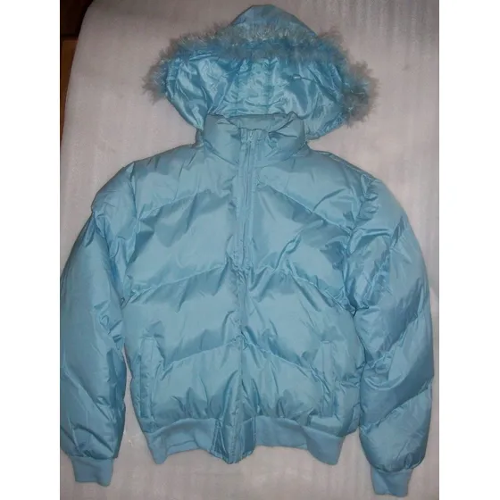 Parka Mujer Muv~basic Acolchada Talla Xl Color Celeste