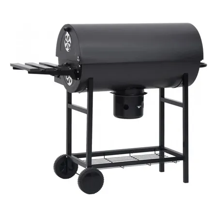 Parrilla De Asado Con Rueda Y Repisa 101x70x94.5cm Bighouse