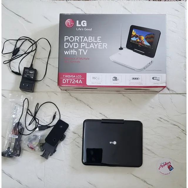 Reproductor De Dvd Portátil Con Tv. Marca LG