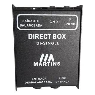 Direct Box Passiva Martins Di-s 1 Cat. Canal Chave (g N D) Ground/lift Chave Atenuadores Uso Profissional ViolĂŁo Guitarra Baixo Teclado Direct Box Passiva Martins Di-s 1 Cat. Canal Chave (g N D) Ground/lift Chave Atenuadores Uso Profissional ViolĂŁo Guitarra Baixo Teclado