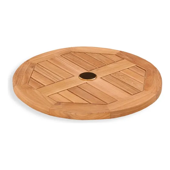 Tortuga Outdoor Tk-r-lsus Jakarta Teak Lazy Susan 20  Largo