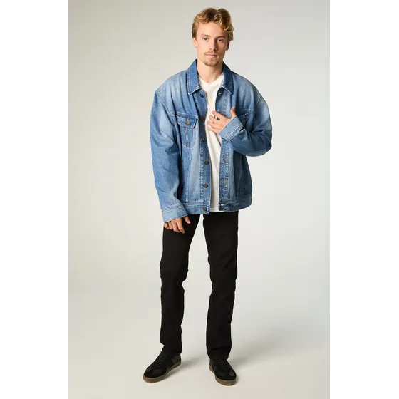 Jeans Hombre Daren Regular Straight Fit Black