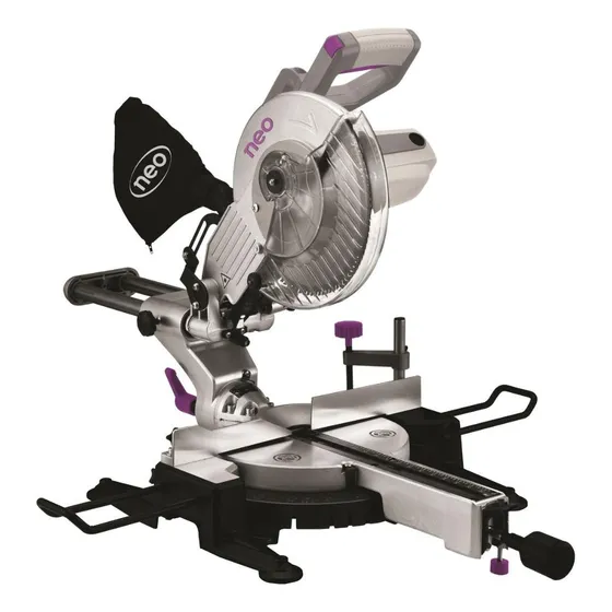 Sierra ingletadora deslizante 10 2200w Neo SID1010/220 frecuencia 50-60Hz