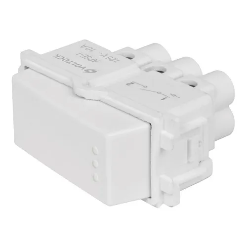 Apagador Sencillo Blanco Italiana Voltech 48132