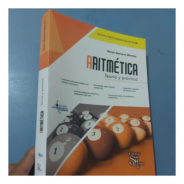 Libro Aritmetica Gamarra Colección Uniciencia Nivel Pre