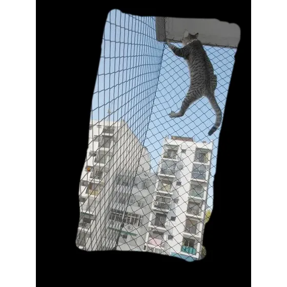 Kit Autoinstalable 4m2 Red Negra Balcones Ventanas Niños