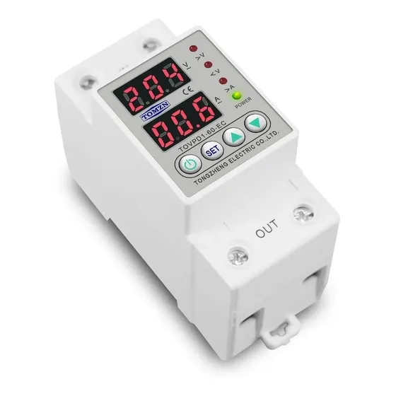 Protector De Voltaje Motores Aires 60amp 220v Máquina Mineri