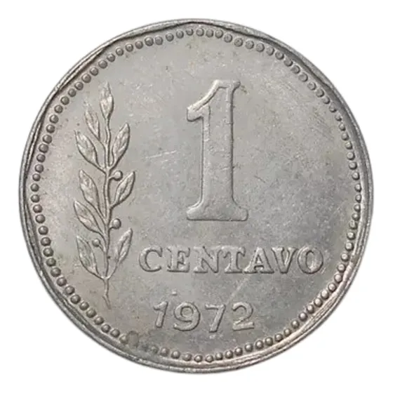 Argentina Moneda De 1 Centavo 1972 - Cj#357 - Km#64 - Unc