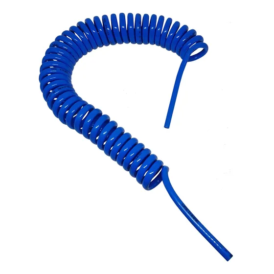 Mangueira Tubo Espiral Pu 6mm X 5 Mts Ar Comprimido Limpeza