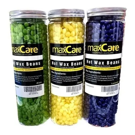 Pack X 3 Ceras Depilatoria Elástica 400g Depilación Max Care