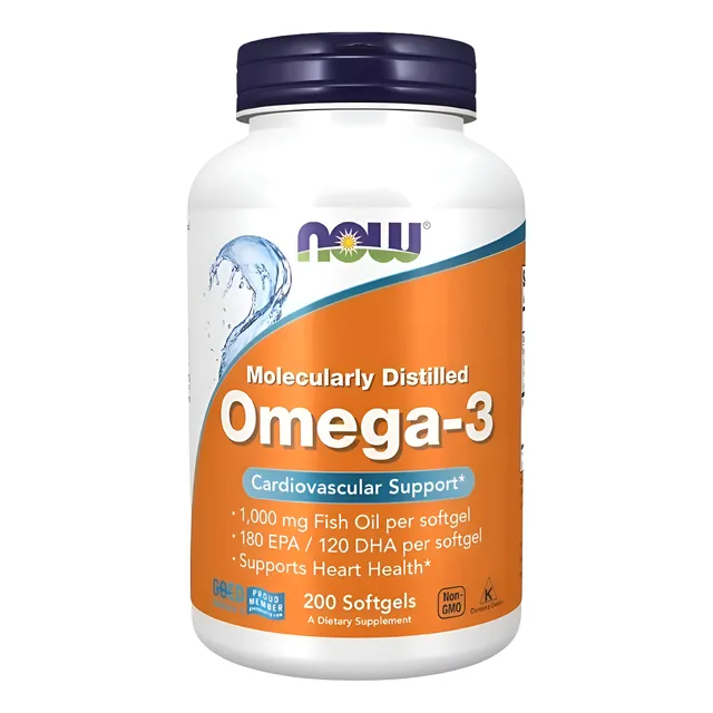 Omega 3 Now 1000mg 200 Cápsulas