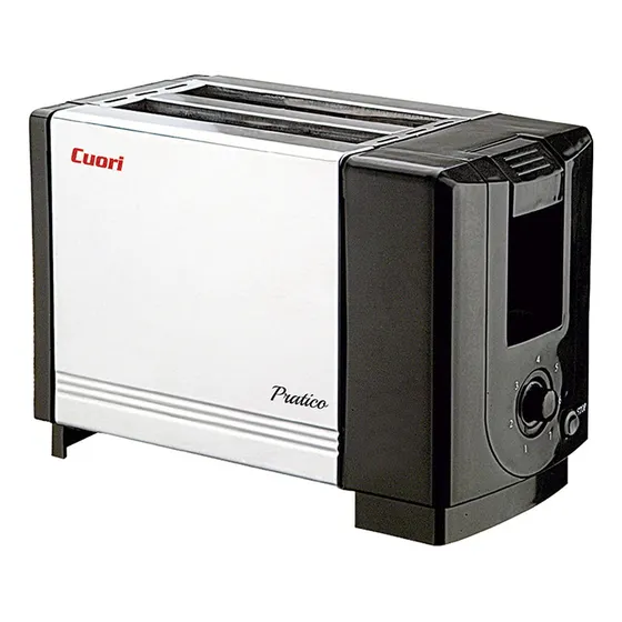 Tostadora De Pan Eléctrica Para 2 Panes 700w Cuori Pratico
