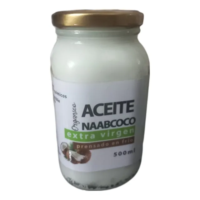 Aceite De Coco Puro 500ml X2un 