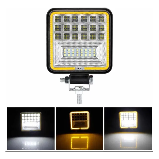 Faro Reflector 12/24v 126w Ojo De Angel Giro Auto 4x4 