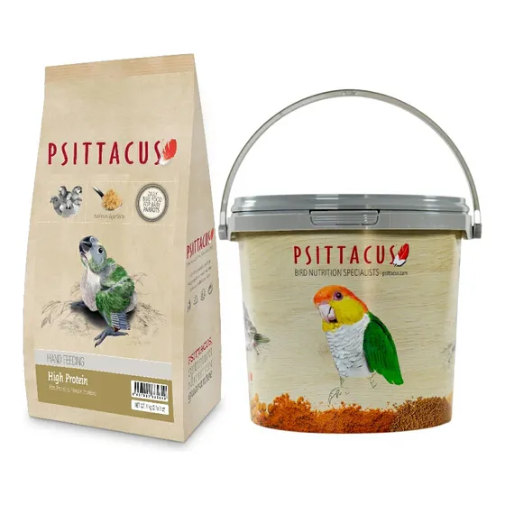 Papilla Para Loros Amazonas Cacatuas Kramer 1kg + Cubeta