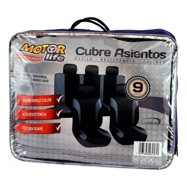 Fundas De Tela Grises Y Negro Ssangyong Rexton 03/07 3.2l